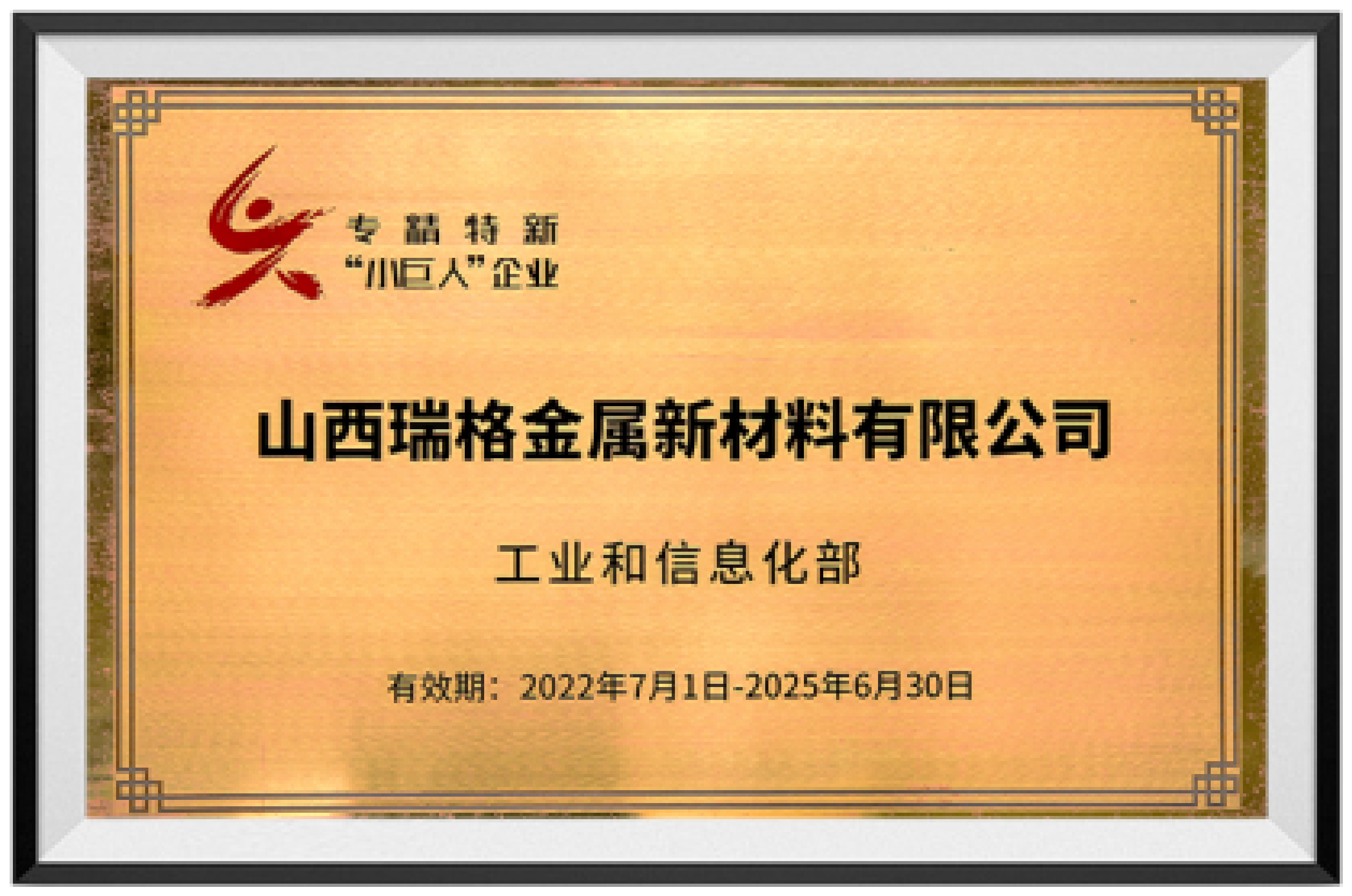 国家级专精特新重点“小巨人”企业